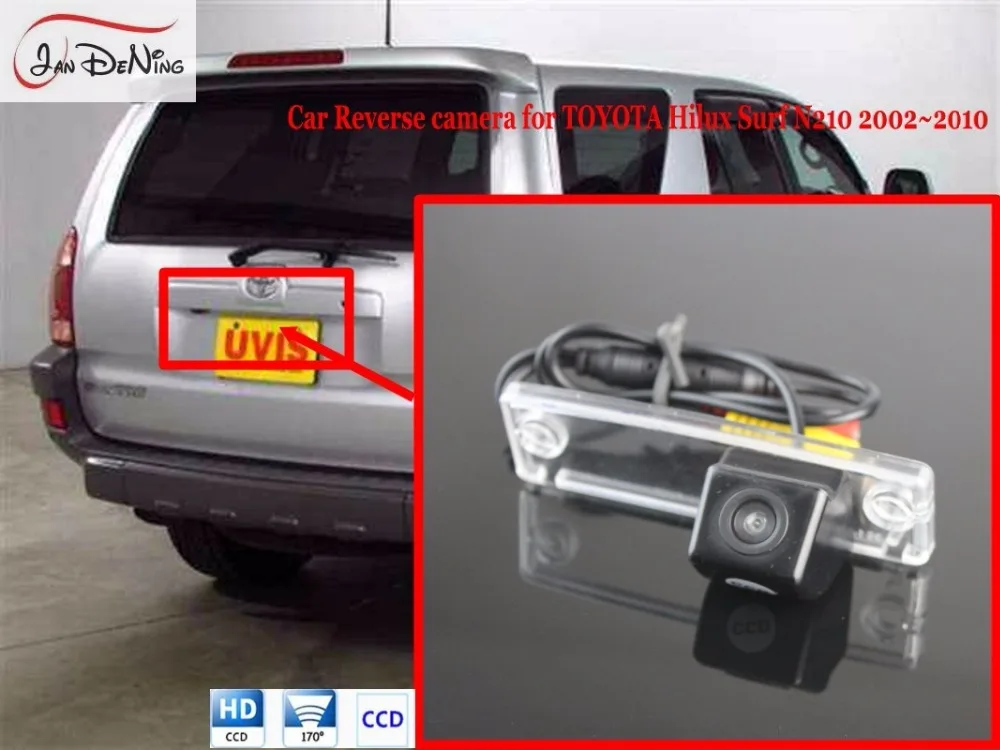 JanDeNing для Toyota Hilux Surf N210 2002 2010 автомобильная парковочная камера заднего