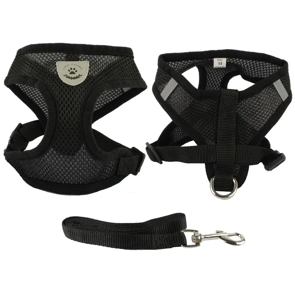 1. New Soft Breathable Air Nylon Mesh Puppy Dog Pet Cat Harness and