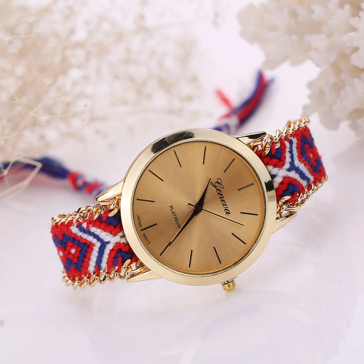 Fashion Handmade Casual Geneva Quartz Women Girls Braided Colorful Friendship Bracelet Watch Relogio Feminino Gift Dress Watches