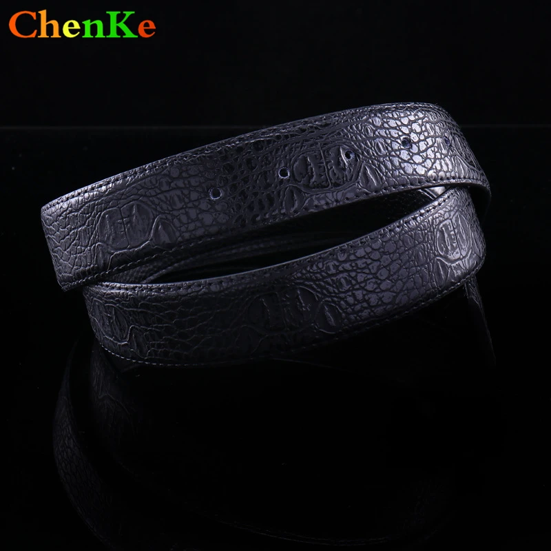 

ChenKe Brand No Buckle G Belt Genuine Leather Automatic Belt Body Strap Without Buckle Belts Men Women Good Quality Male Belts