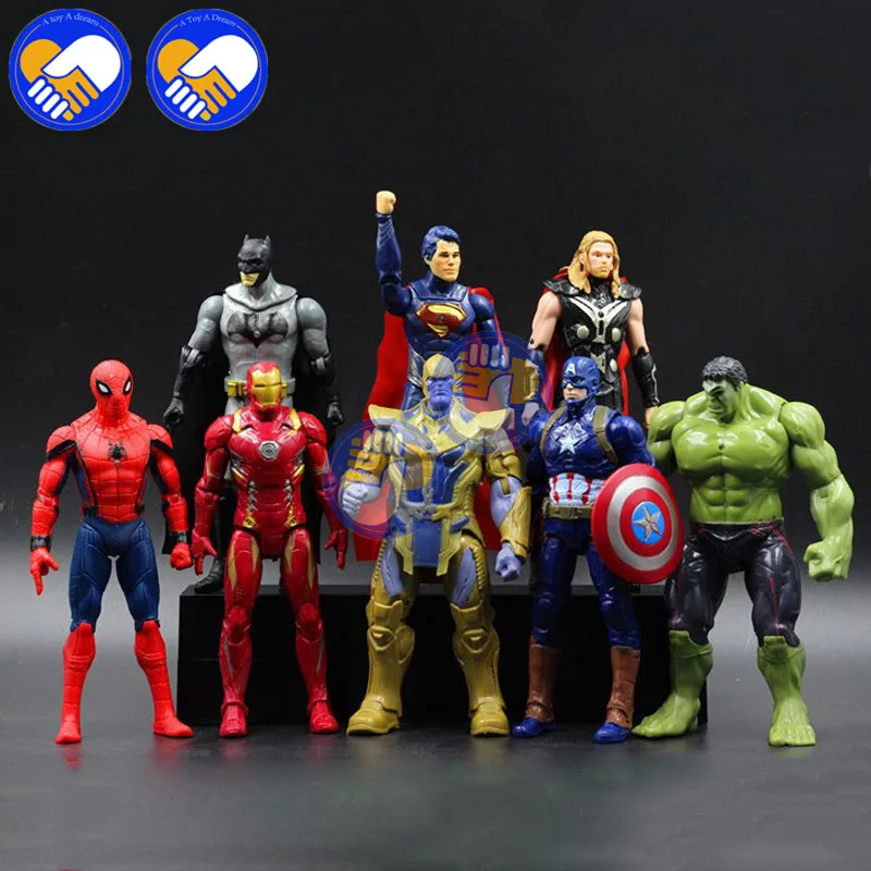 8 шт./компл. Marvels Мстители Тор халкс Железный человек фигурка аниме мини украшение