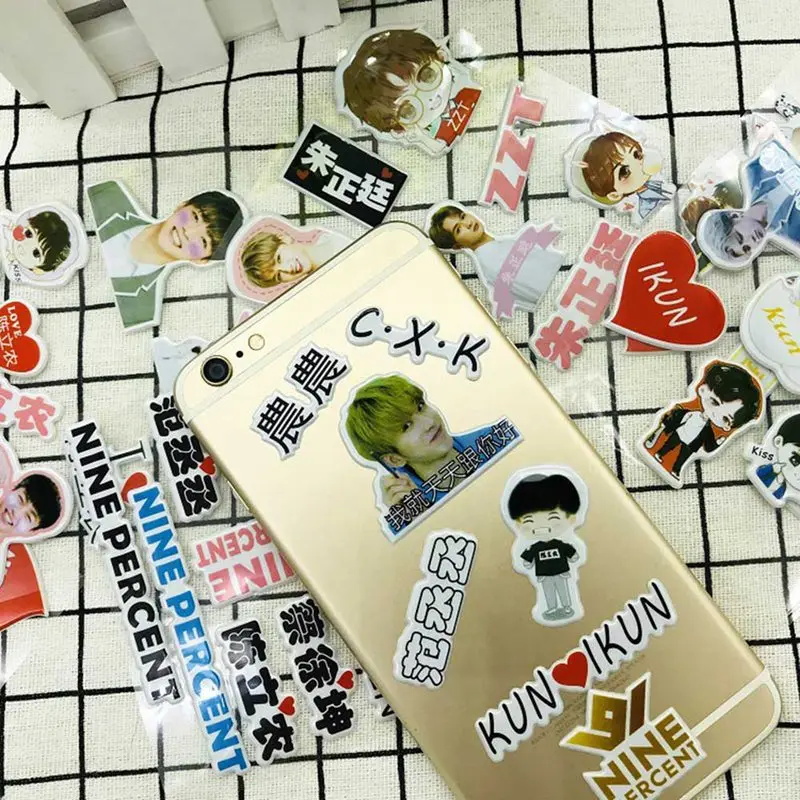DIY канцелярские наклейки Idol производитель девять процентов 3D аденсивные фото для