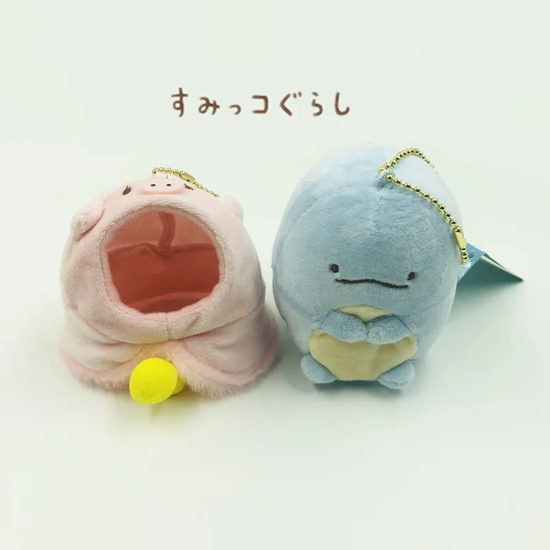 6 шт./компл. Kawaii San-X Sumikko Gurashi угловой био год свиньи японский аниме плюшевая игрушка кулон мягкие животные Кукла девочка подарок