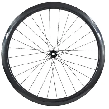 

700c carbon wheelset 38mm tubular front wheel 23mm carbon wheelset CT31 Straight pull central lock 600g carbon wheels disc