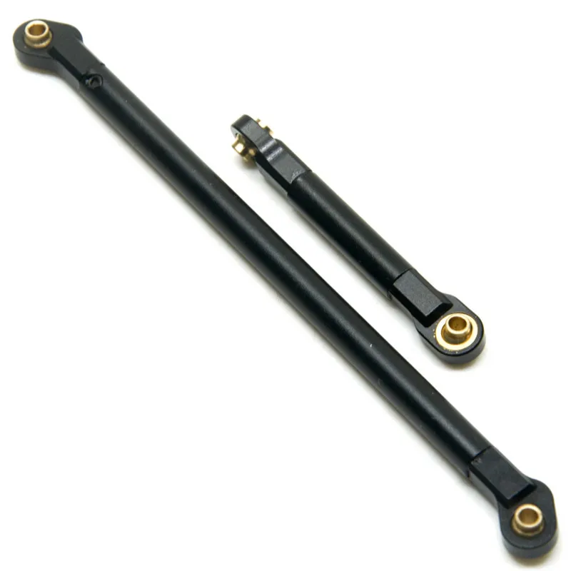 

Black Red Steering Link Arm For Axial AX10 SCX10 RC Car Steering Linkage Rod Link 1 set High Quality