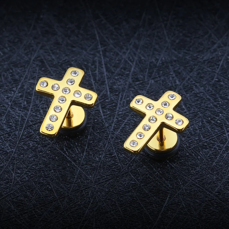 cross earrings
