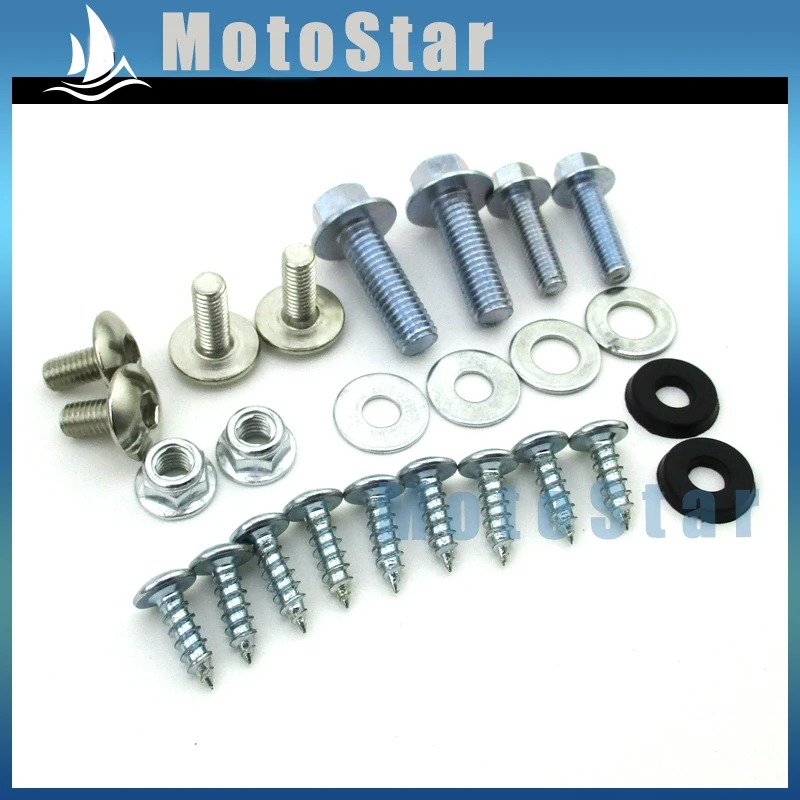 Plastic Fairing Tank Mount Screw Panel Bolts Compatible With 50cc-160cc CRF50 Dirt Pit Bike NBX- XH6011-BOLT-Raw