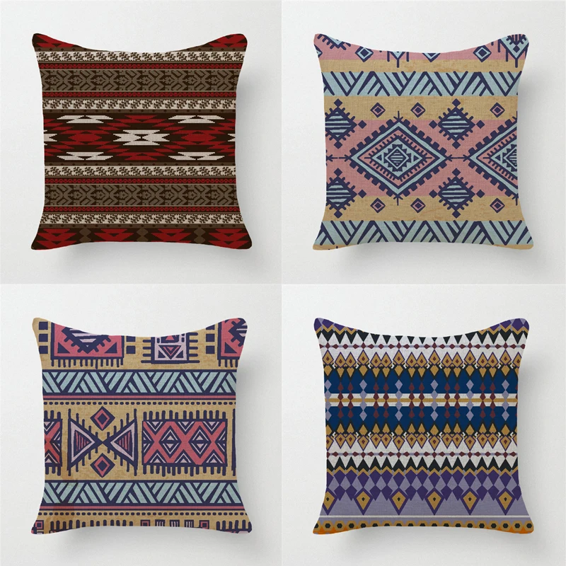 European cloth decorative throw pillows Europe Style geometric cotton