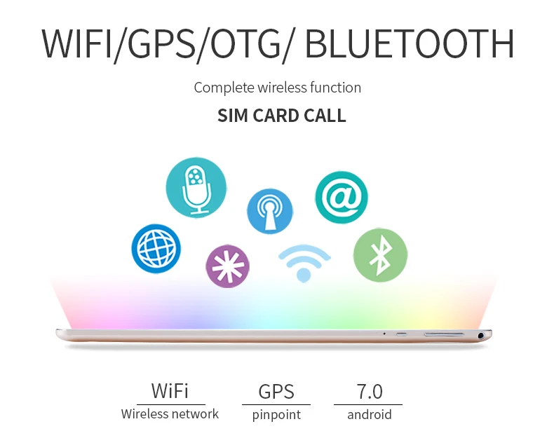 11 дюймов 3g телефонный звонок Android 7,0 Octa Core ips 1920x1280 планшет с Wi-Fi 4 г+ 64 7 8 9 10 планшетный ПК GLTE Bluetooth