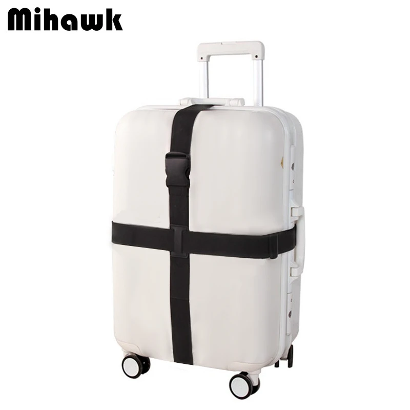 Adjustable Cross Luggage Straps Travel Trolley Suitcase Personalized Safe Packing Belt Parts