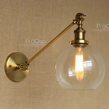 

E27 Vintage Industrial Wall Lamp Loft Creative Swing Arm Sconce Balcony Stair Porch Restaurant Bar Bedroom Wall Light Home Light