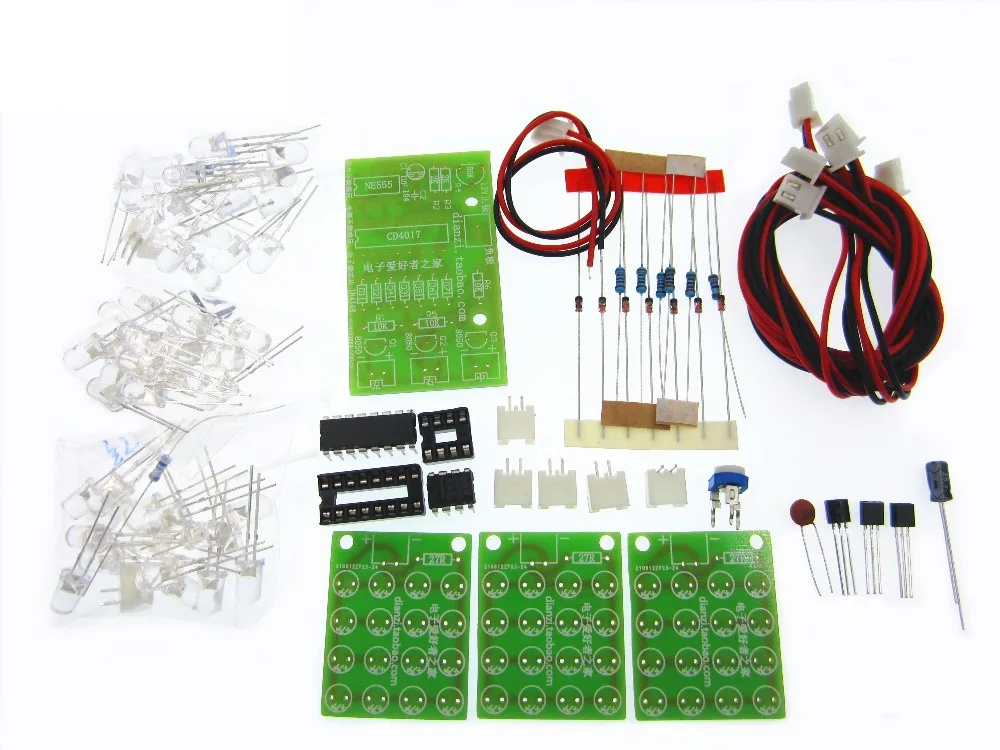 5Set Suite Self DIY Electronic Kit DIY KIT for Self Assembly CD4017