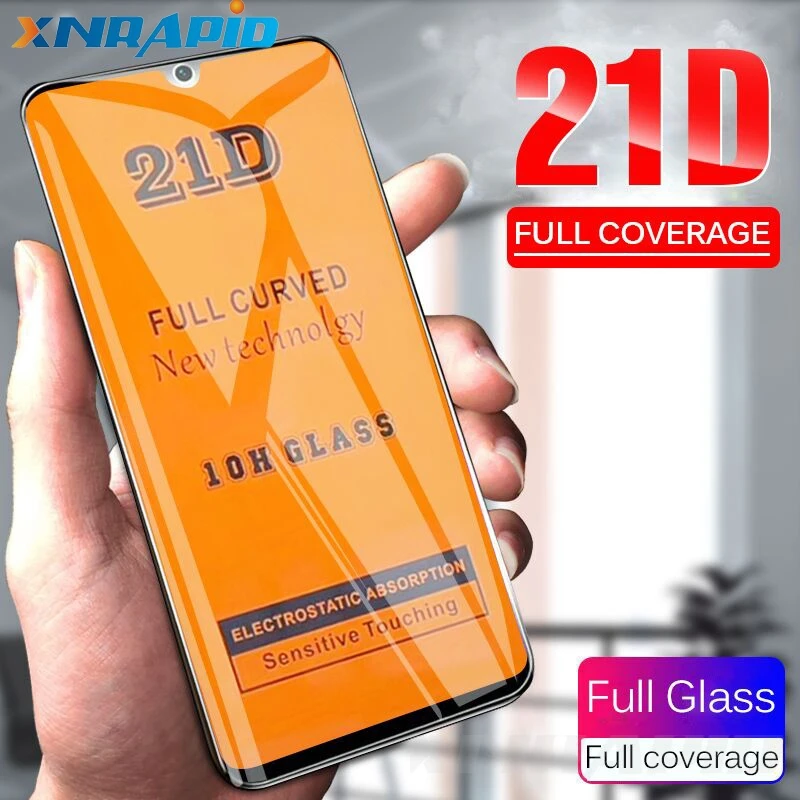 

21D For Huawei Honor 8X Max Tempered Glass For Honor 20 Lite Screen Protector Honor 8C 8S Glass