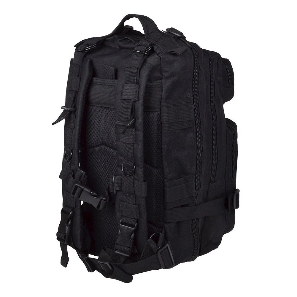  Men Outdoor backpack Military Tactical Backpack Camping Hiking Hunting Trekking Backpack (Black)