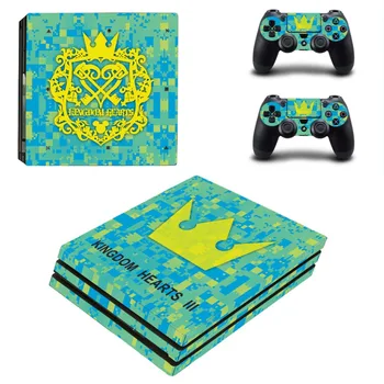 

Kingdom Hearts 3 PS4 Pro Skin Sticker For Sony PlayStation 4 Pro Console and Controllers PS4 Pro Stickers Decal