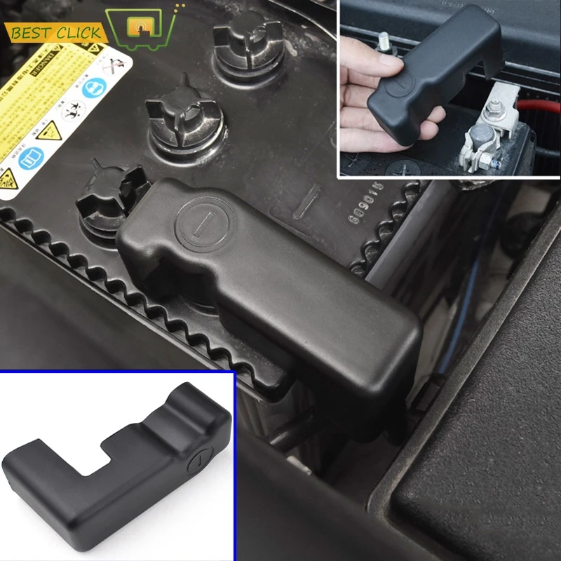 

For Toyota FJ Land Cruiser Prado 150 V8 200 2010-2017 Car Battery Anode Negative Protector Cover 2013 2014 2015 2016 Accessories