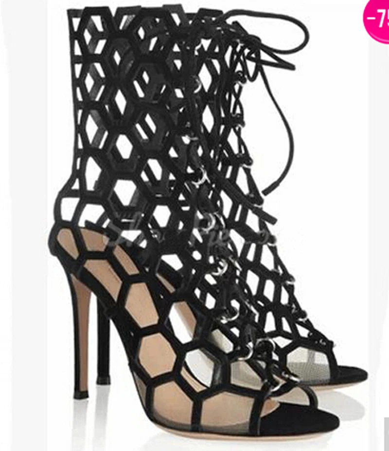 toe cut out shoes