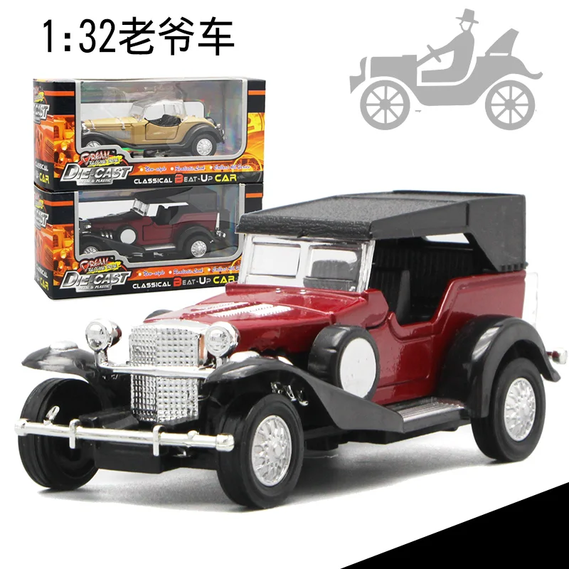 136 Classial Beat Up Car Diecast Alloy Metal Car Model