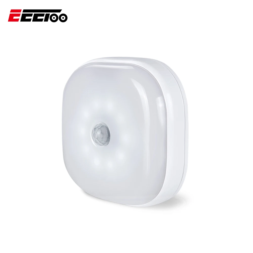 

EeeToo LED PIR Wireless Night Light With Motion Sensor 10Led Induction Wall Lamp Auto On/Off for Bedroom Kitchen Closet Lighting
