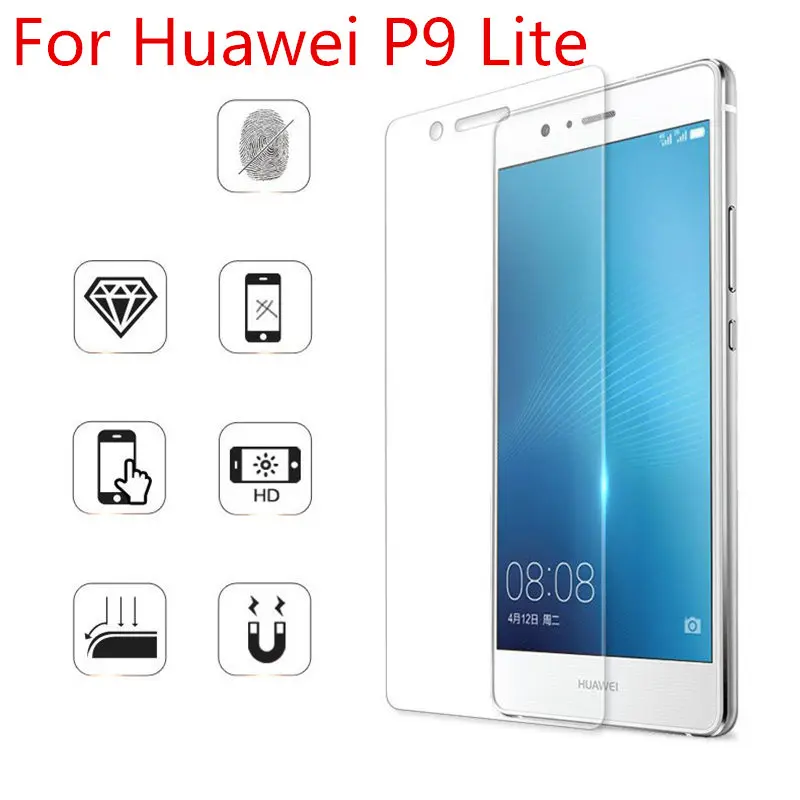 Прозрачная защитная пленка для экрана для huawei P9 Lite P8 Lite P10 Plus Y6 II, закаленное стекло для Honor 4C Pro 6 7, защитная пленка