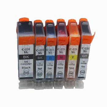 

Einkshop PGI 220 CLI 221 Ink Cartridge For Canon PIXMA iP3600 iP4600 MP540 MP620 MP630 MP980 MP640 MX860 MX870