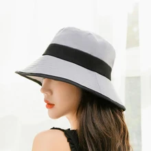 BINGYUANHAOXUAN женская панама летняя однотонная цветная Кепка Солнцезащитная для рыбалки Boonie солнцезащитная Кепка Bob туристические шапки для уличных видов спорта