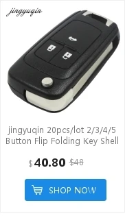 Keyforkess 10 pz/lotto 3 Pulsante di Vibrazione Pieghevole Chiave Dell'automobile Borsette A Distanza di Copertura Fob per Ford Fiesta Focus C Max Ka - HTB1UiztlRcHL1JjSZFBq6yiGXXaL