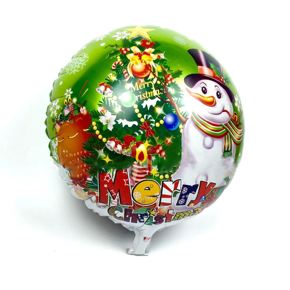 1 шт большой Рождественский колокольчик фольгированные шары рождественские шарики для украшения Счастливого Рождества украшения золотые шарики с колокольчиками для мероприятий и вечеринок - Цвет: 18inch-green