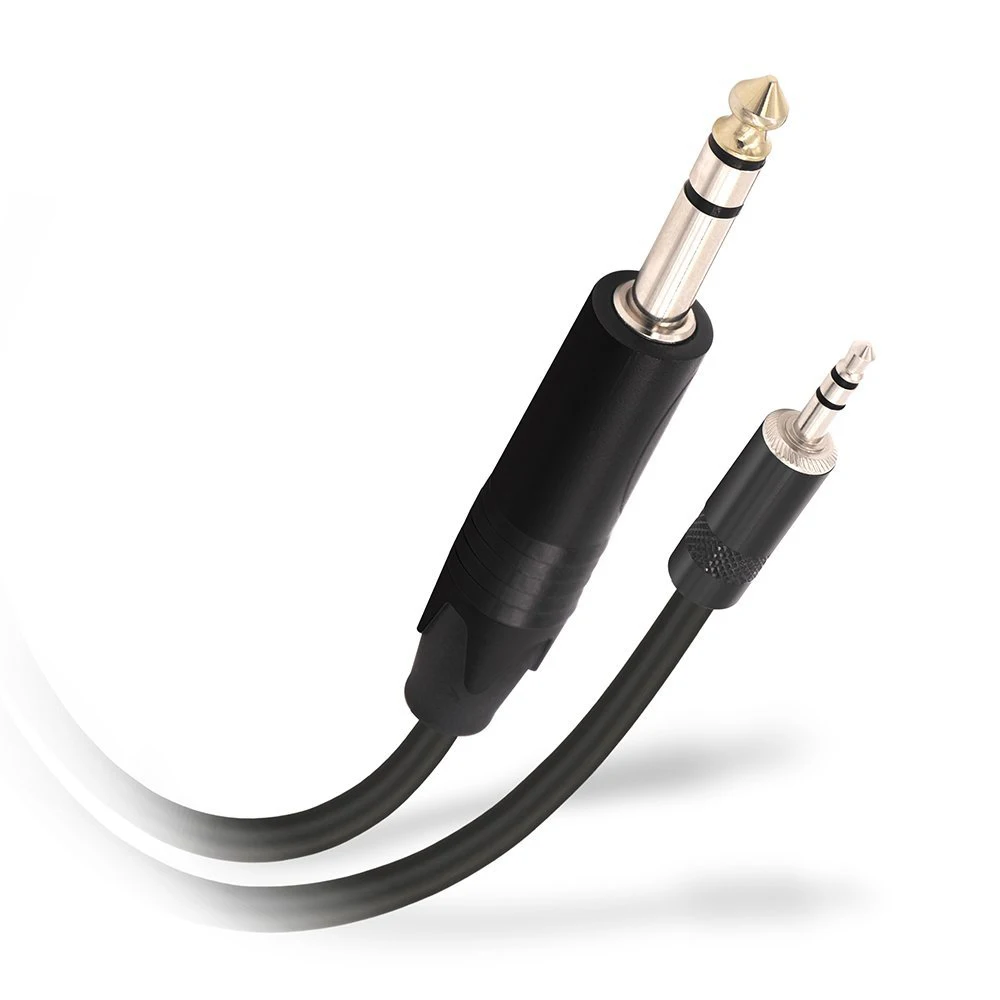VCE 3.5mm to 6.35mm Aux Cable Adapter for Mixer Amplifier 3.5 Jack to 6.35 Jack 1m 2m 3m Stereo Male to male Audio Cable