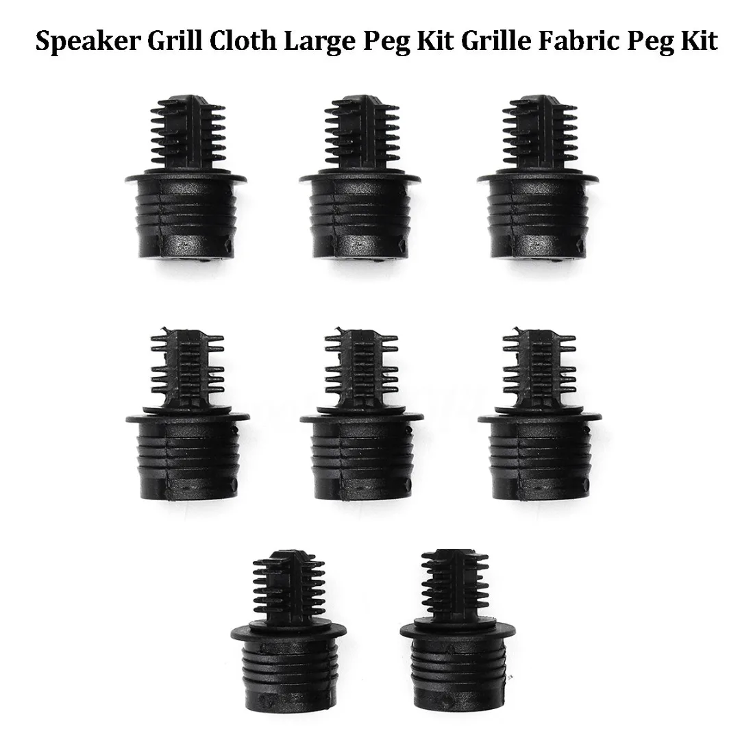 Onsale 8pcs Speaker Grill Cloth Large Grille Pegs + Sockets Fabric Fastening Kit Mayitr