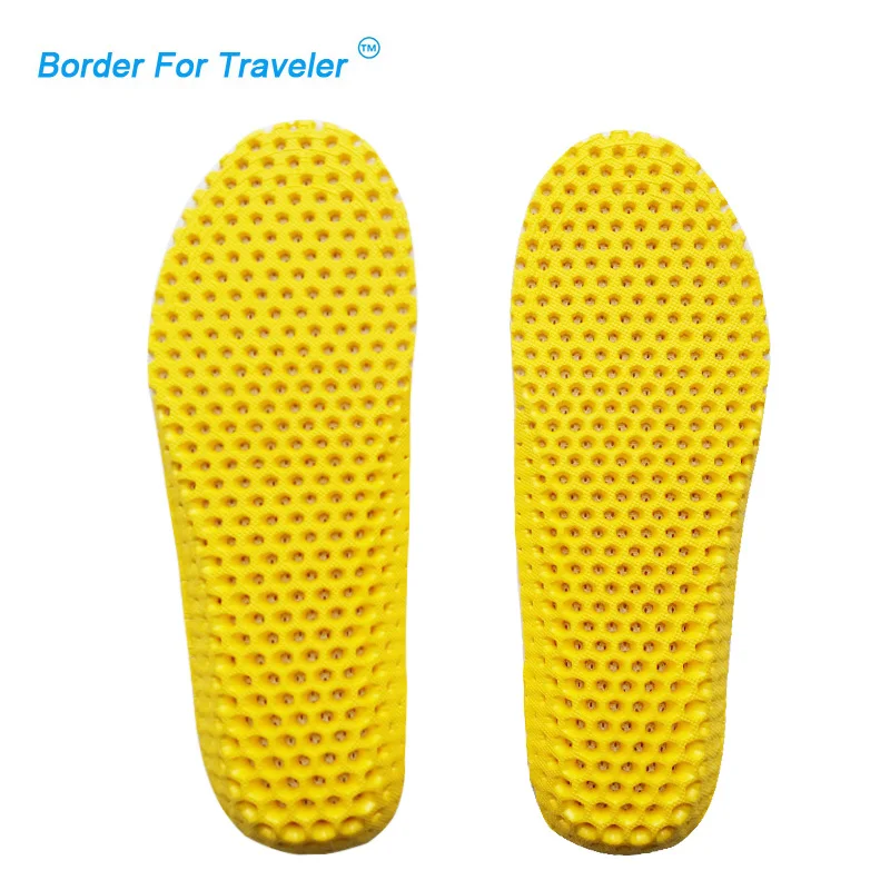 

Yellow Honeycomb Shock Absorption EVA Insole Thickening Anti-Odor Insole Sweat Absorbing Breathable Sport Shoes Pad YL001