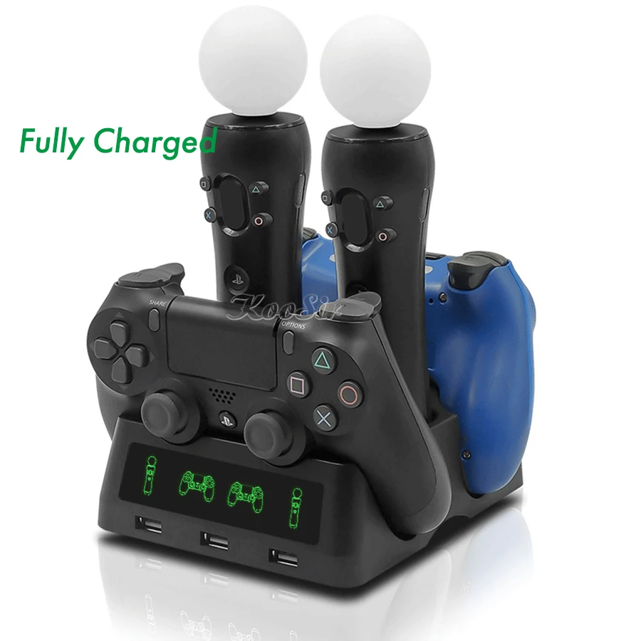 Контроллер PS4/Slim/Pro PS Move VR джойстик с зарядным устройством зарядной станцией PSVR