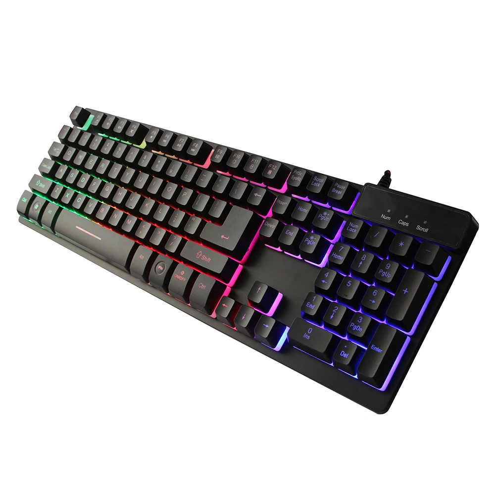 Ergonomic Wired Keyboard Gaming KeyPads