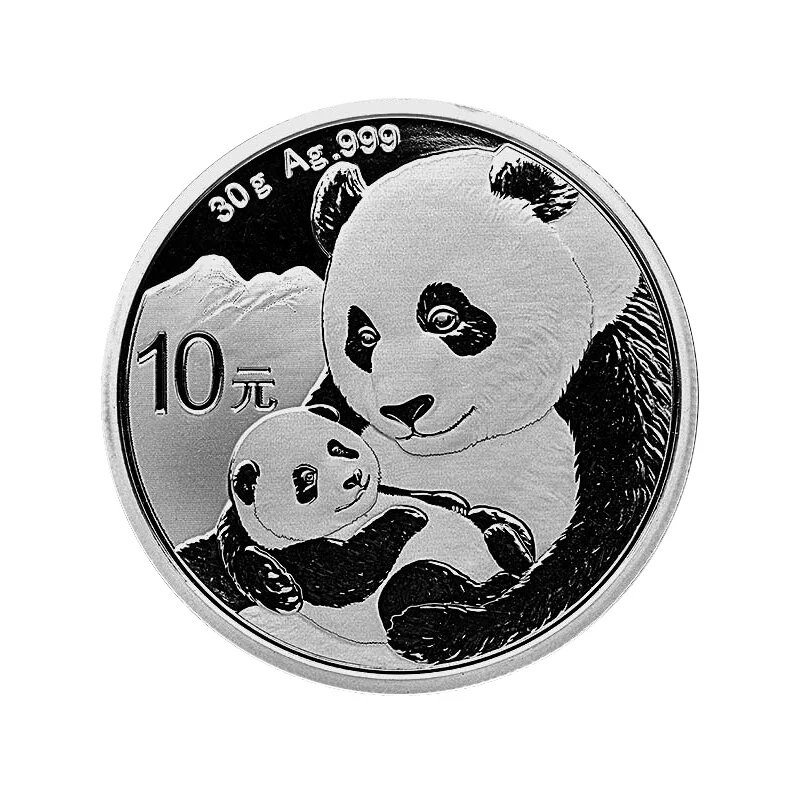

China 2019 Panda Coin , 30 g , 10 Yuan , 99.9% fine silver commemorative Coins , real from mint , original NEW UNC collectibles