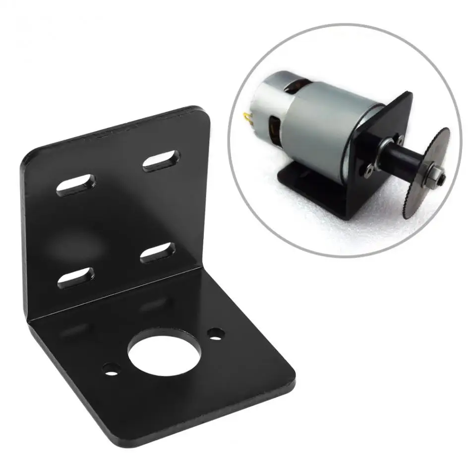 1PC Motor Bracket High Hardness Right Angle Bracket Motor Support Fixed