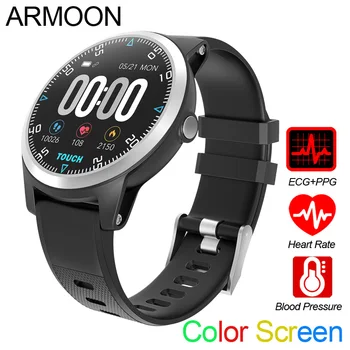 

Smart Watch E101 ECG Heart Rate Bracelet Blood Pressure Fitness Tracker Waterproof Color Screen Men Women Sport Adroid IOS Watch