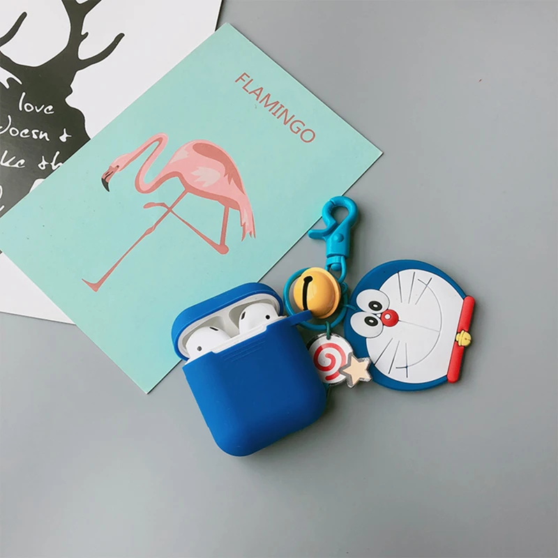 Силиконовый чехол для airpods с Луной Сейлор Мун Anpanman Doraemon Такаши Мураками Kaikai Kiki Rainbow брелок "Цветок"