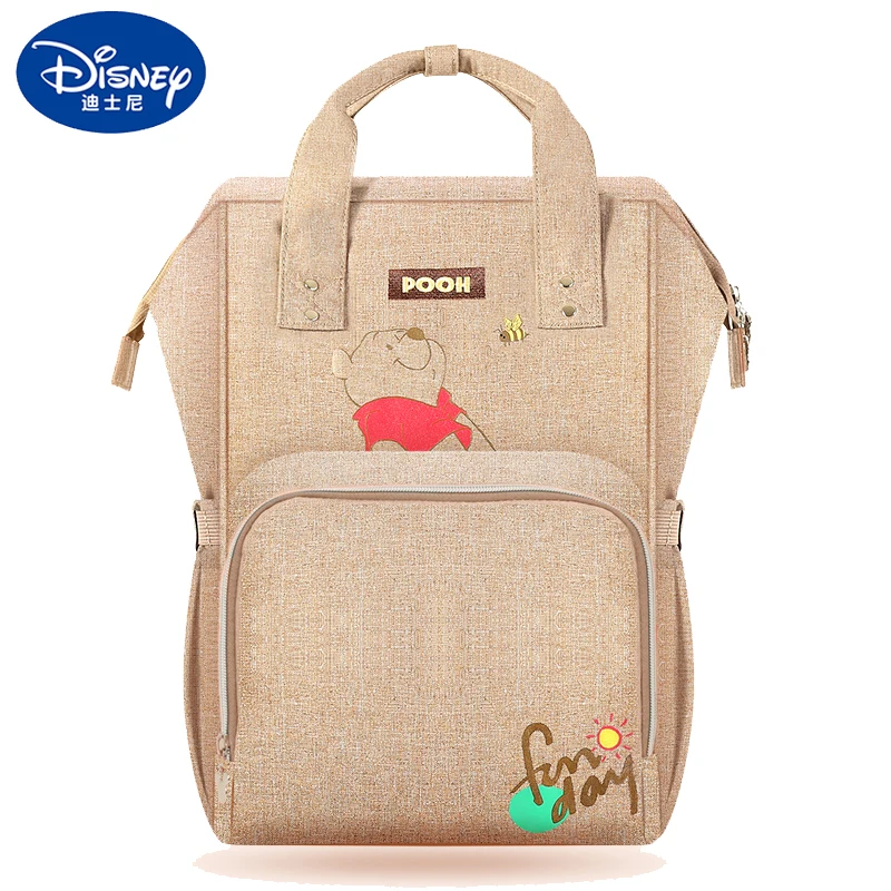 

Disney Mommy Diaper Backpack Large Capacity Baby Bag Water-proof USB Heating Diaper Bag Toddler Cartoon Micky Travel Bag For Mom