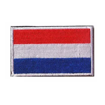 

Wholsale 10pcs Netherlands Flag Patches 3D Embroidered Dutch Holland patch Badges for Clothes backpack hat with Hook & Loop