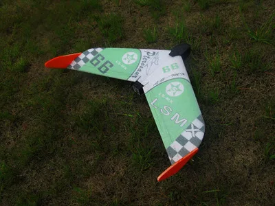 Spirit 600 мм размах крыльев EPP FPV Racer Flying Wing RC самолет комплект - Цвет: lattice green