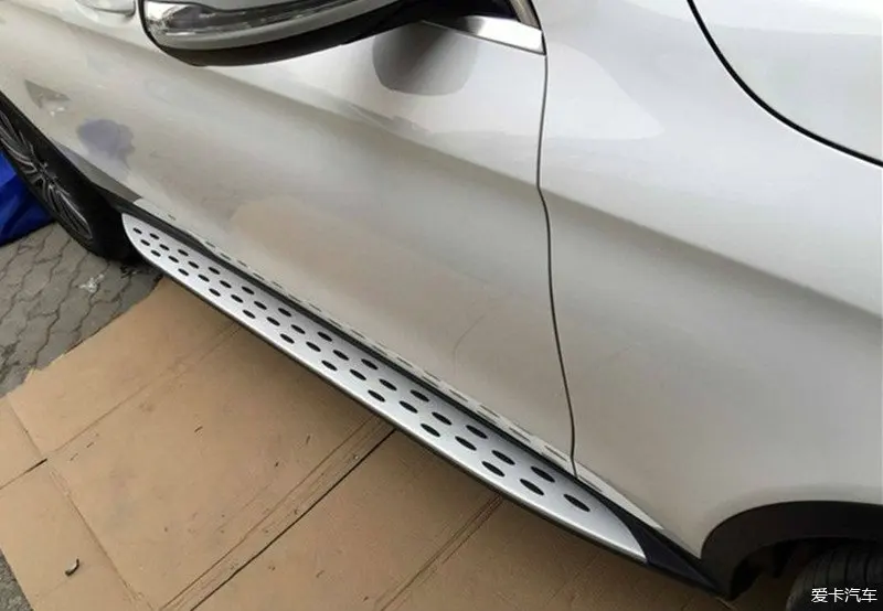 Пара Алюминиевые Подножки для Mercedes Benz GLC43 GLC63 AMG coupe 2016 2017 2018 2019 2020|running boards|side step nerf