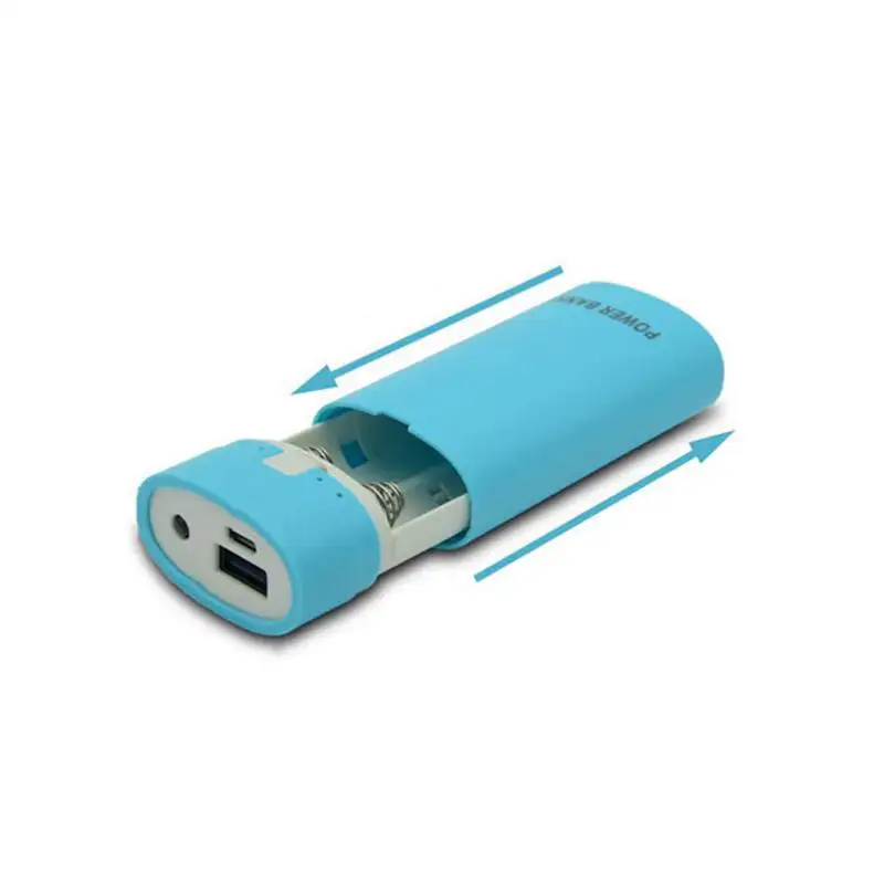 2x18650 мини USB порта зарядное устройство держатель банк питания коробка корпус DIY Kit