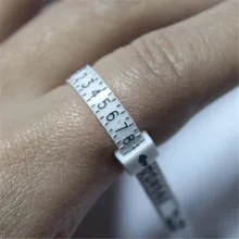 Портативный размер UK US размер кольца r измерительный палец для обручального кольца ремешок настоящий тестер измерительный инструмент