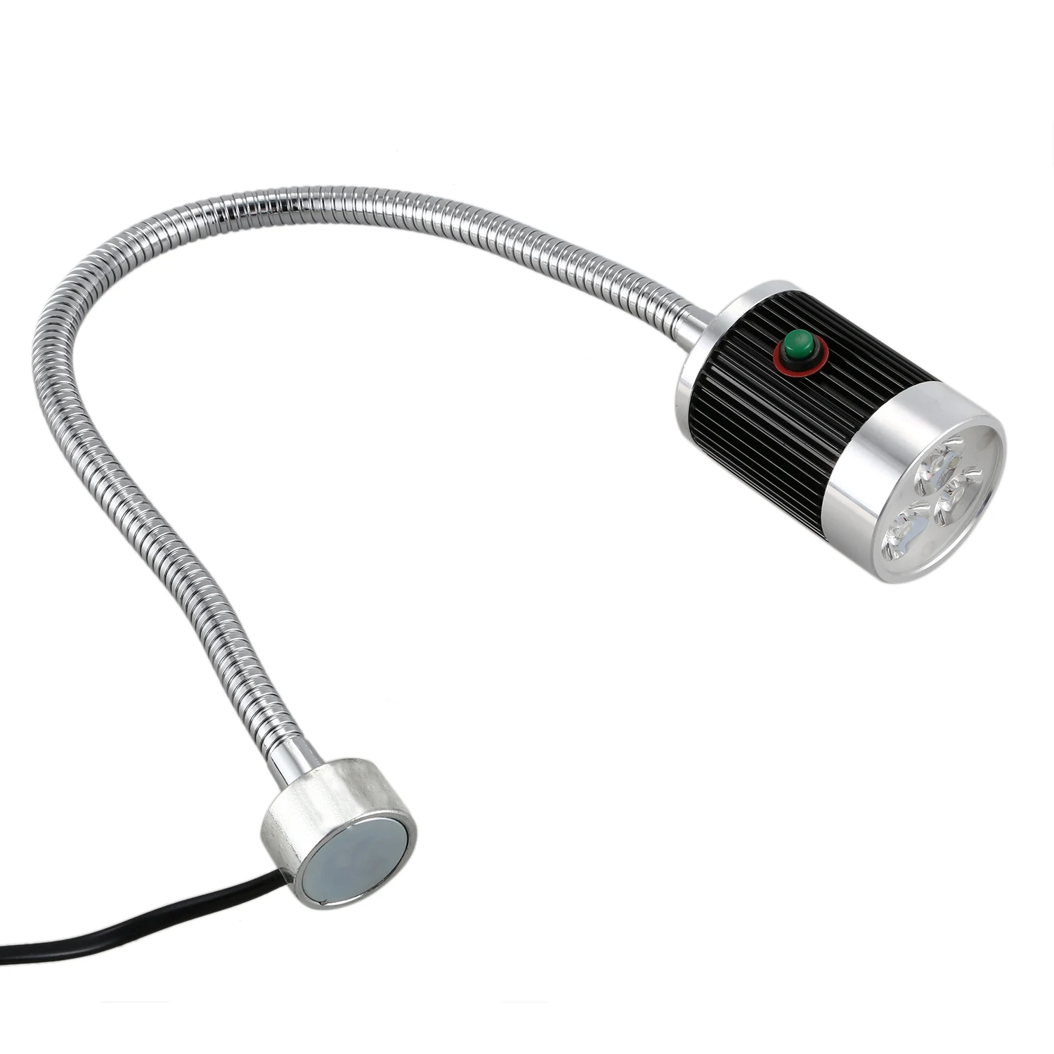 

6W 110-220V Led Machine Working Light Gooseneck Magnetic Base Clamp Switch Lamp Us Plug