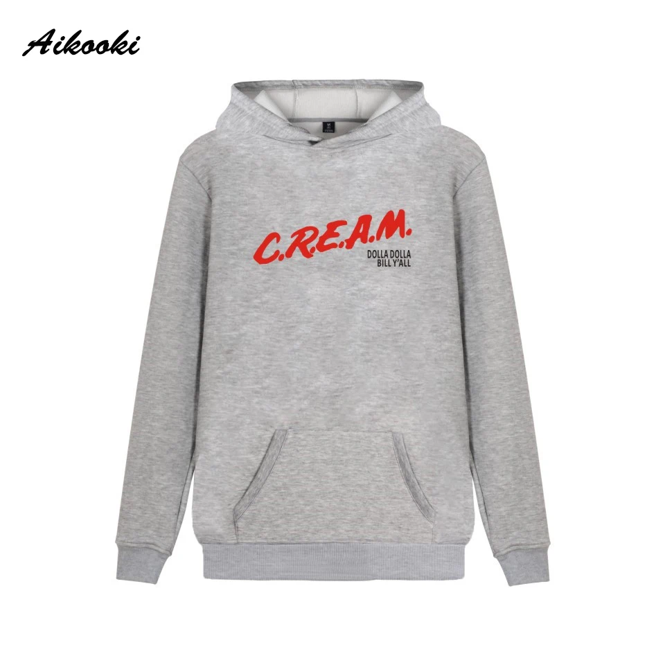Aikooki Cream Rock Sweatshirt Hoodie REM Music Band Fashion Print