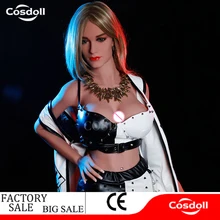 Cosdoll 165cm / 5.41ft Lastest Design Punk Silicone Sex Doll 3D Pussy Vagina Sex Dolls for Men Women Masturbation Love Companion