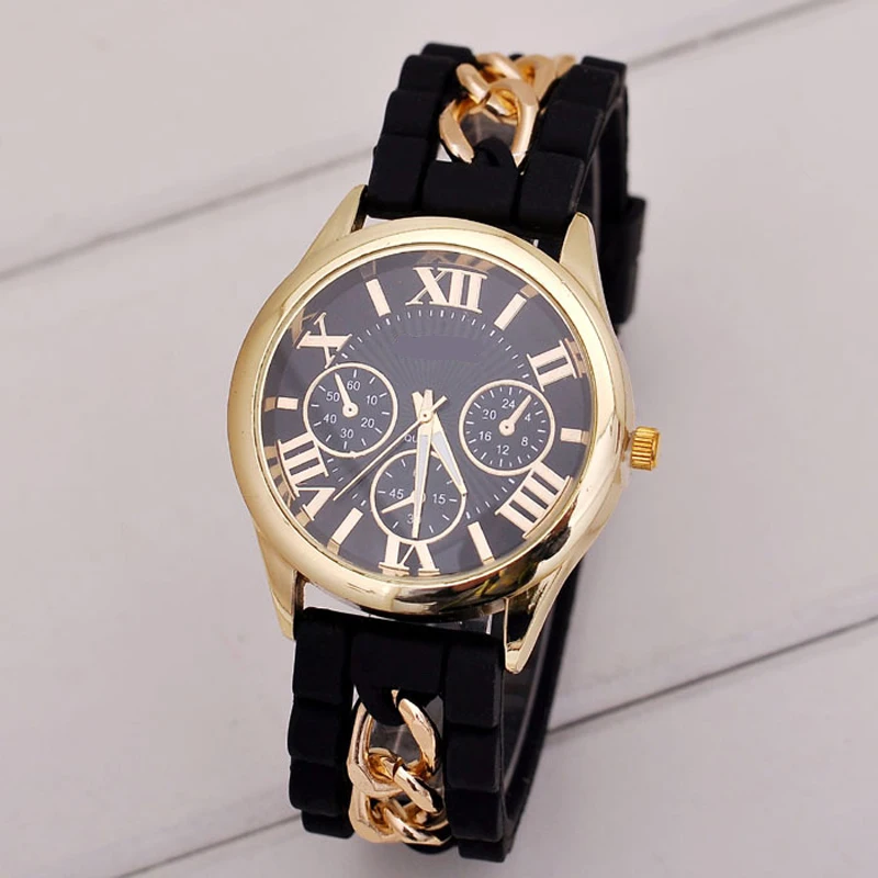 

Fashion Silicone Watch Women Casual Quartz Watch Roman Numerals Ladies Clock Women Watches Relojes Mujer 2017 Gift A02