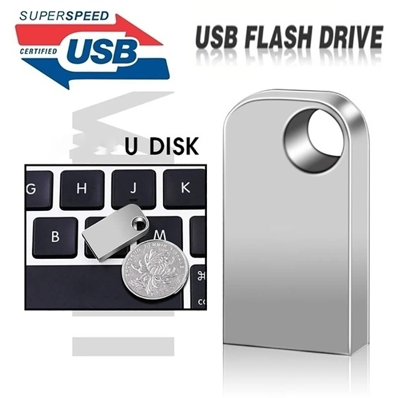 Мини-карта памяти usb 3,0 водонепроницаемый металлический usb флеш-накопитель 128 Гб 64 Гб u-диск Флешка 16 ГБ 8 ГБ 4 ГБ 32 ГБ ручка-накопитель+ адаптер