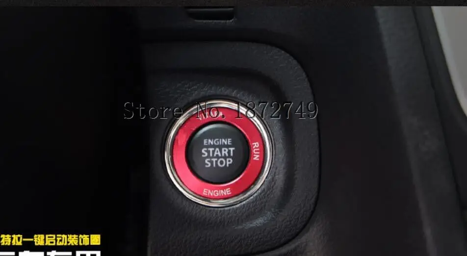 

For Suzuki Vitara 2016-2018 Luminous Car Ignition Ring Decor Sticker Car Ignition Switch Protective Sticker Auto Accessories