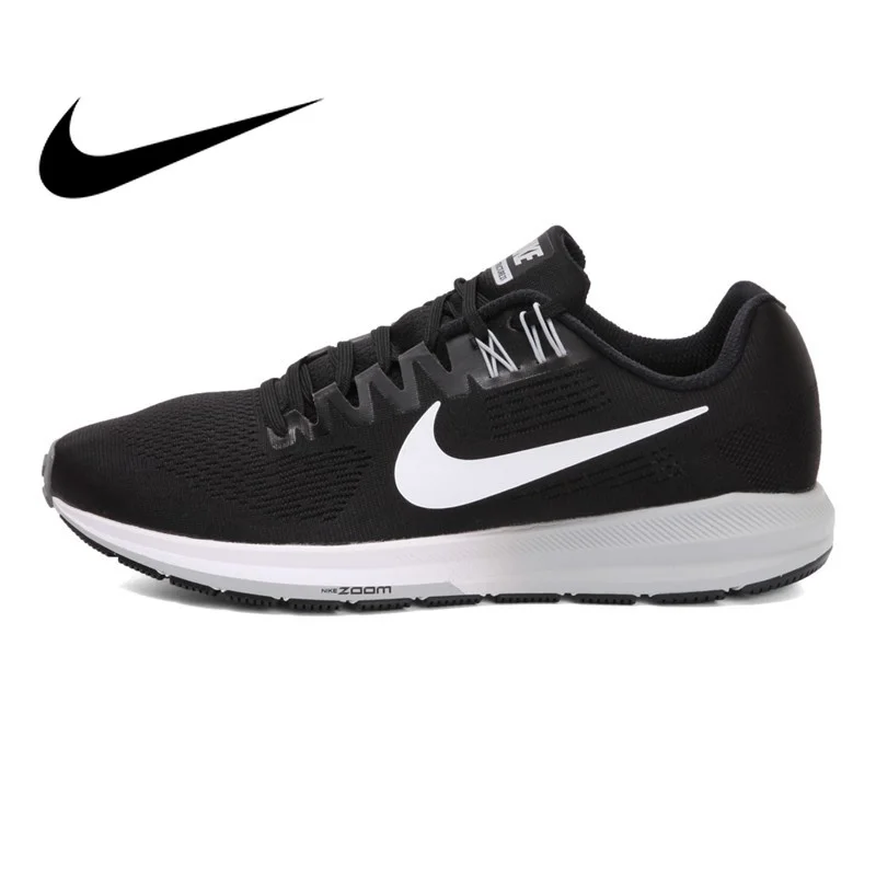 

Original NIKE AIR ZOOM STRUCTURE 21 Men's Running Shoes cushioning lace-up casual jogging walking Wear resistant Sneakers 904695